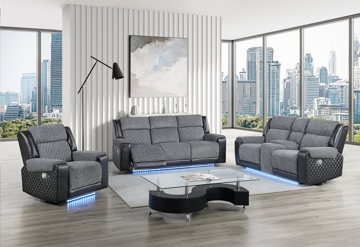 U5914-GREYBLACK -RS CRLS GRW-LED