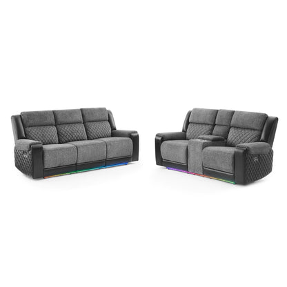U5915-GRY BLK-PRS PCRLS