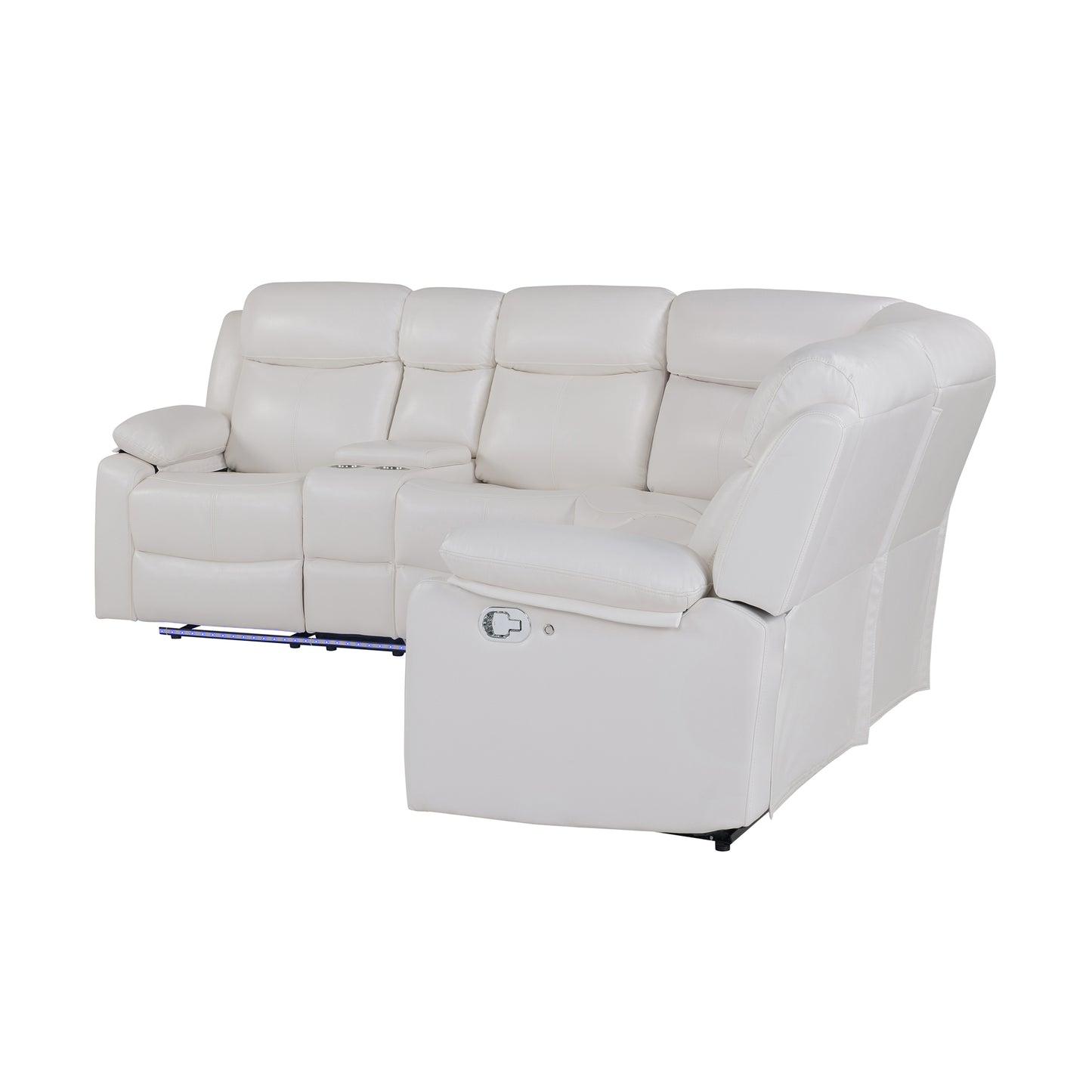 U6026-BLANCHE WHITE-LAF SECTIONAL (4)