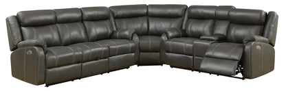 U7303CN-GIN RUMMY CHARCOAL-SECTIONAL