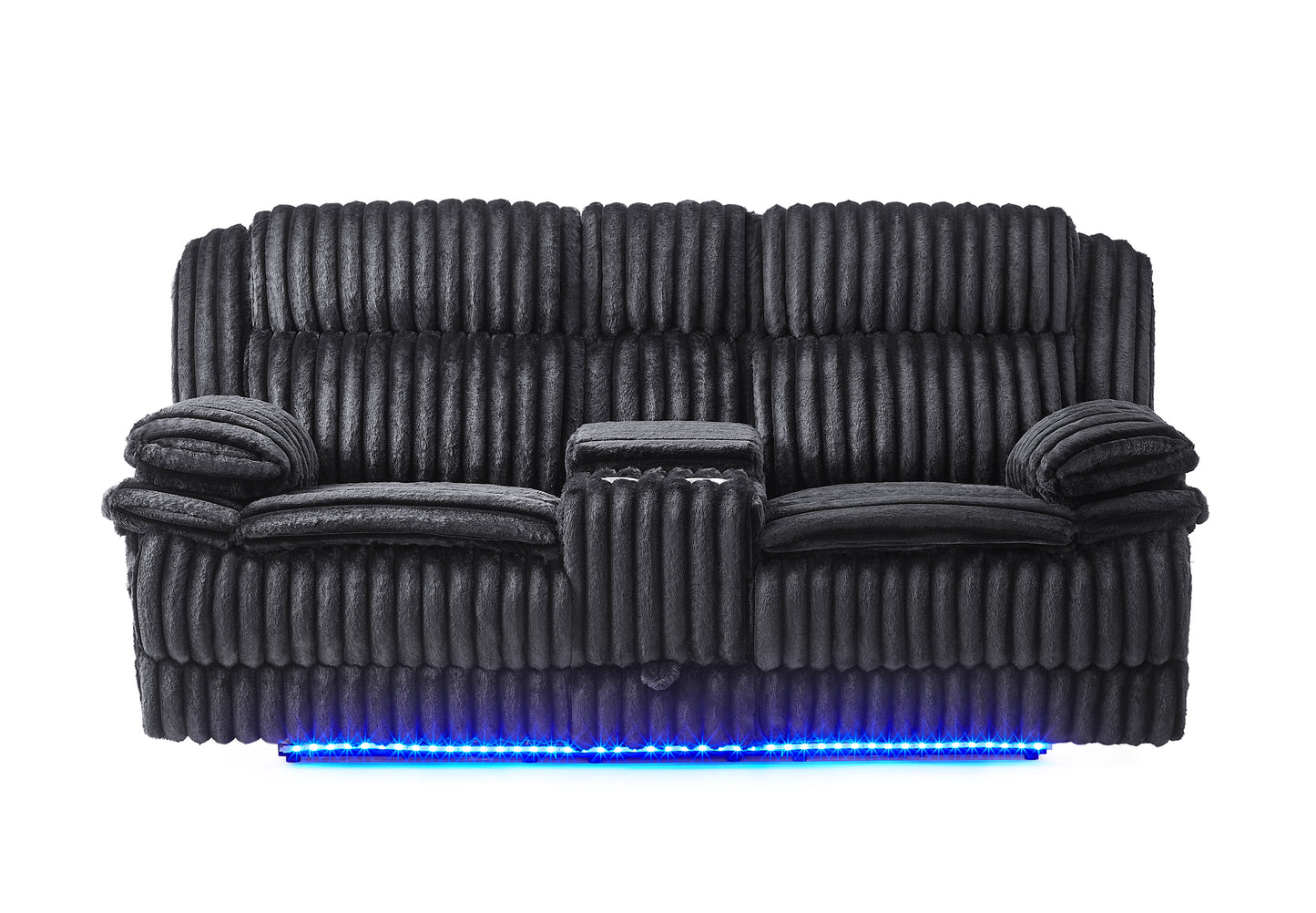 U8686-BLACK-PCRLS W PHR HIDDEN STORAGE LED SPEAKER & VIBRATION-1