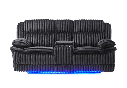 U8686-BLACK-PCRLS W PHR HIDDEN STORAGE LED SPEAKER & VIBRATION-1