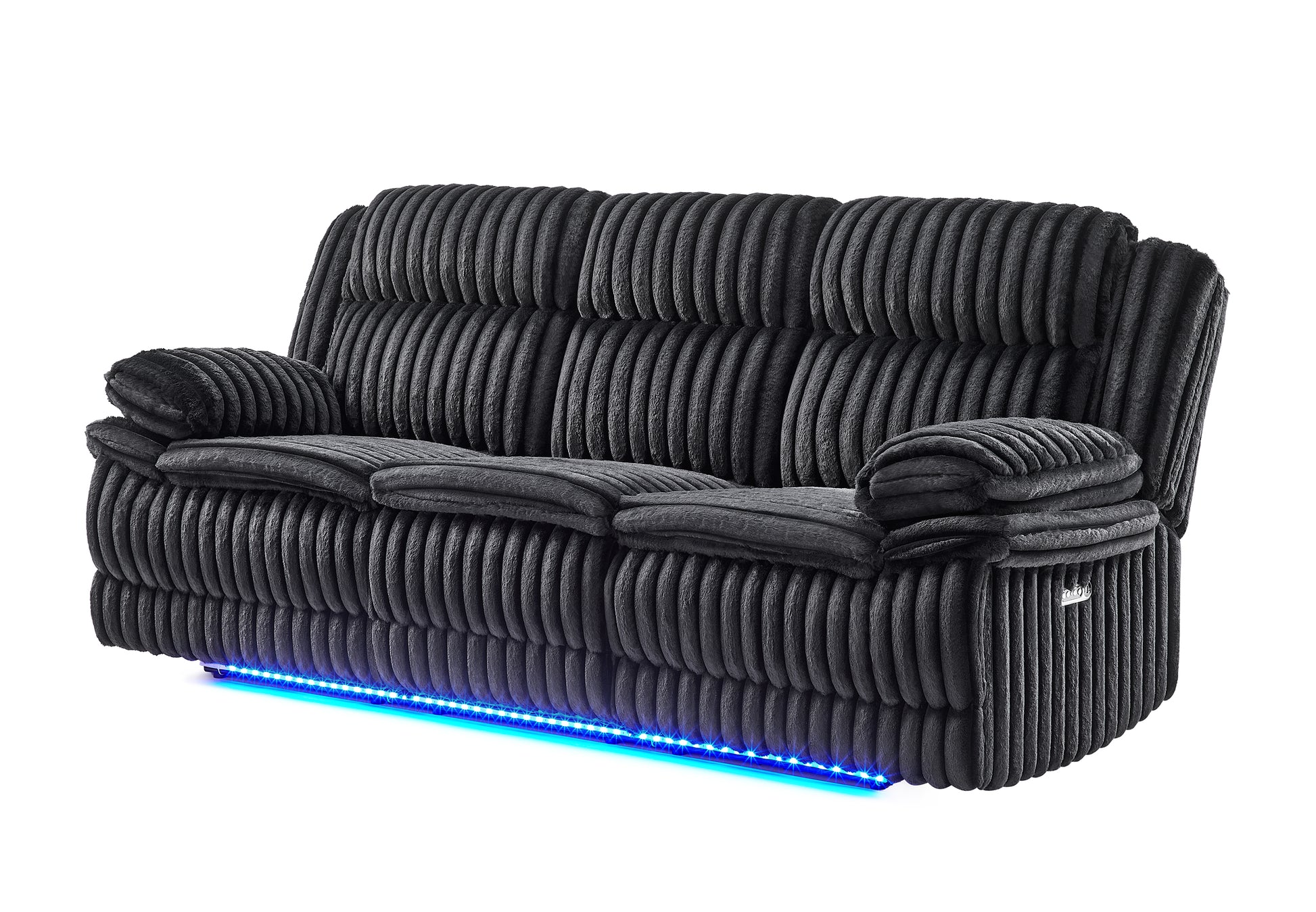 U8686-BLACK-PRS W PHR LED HIDDEN STORAGE DDT USB & 2 CUPHOLDERS-2