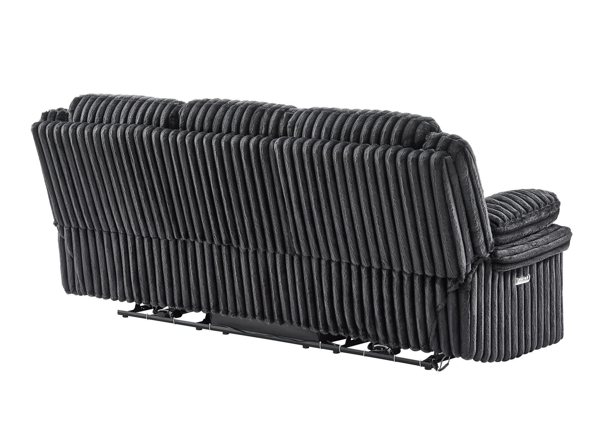 U8686-BLACK-PRS W PHR LED HIDDEN STORAGE DDT USB & 2 CUPHOLDERS-4