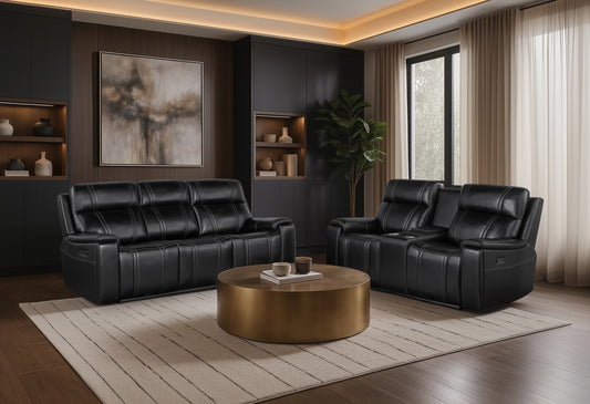 U8880-BLACK LEATHER-2PC RSC 1