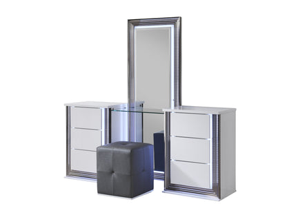 YLIME-SMOOTH WHITE-VANITY SET (2)