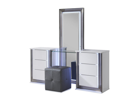 YLIME-SMOOTH WHITE-VANITY SET (2)