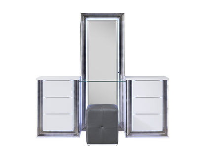 YLIME-SMOOTH WHITE-VANITY SET WB