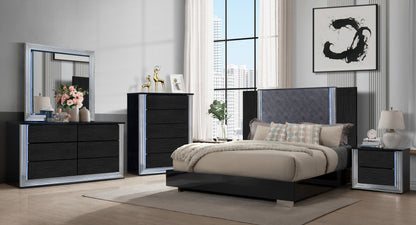 YLIME-WAVY BLACK-KBG-1
