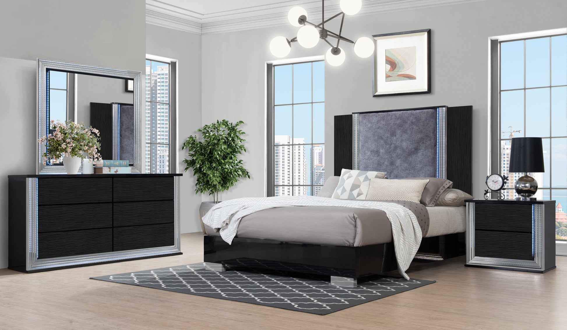 YLIME-WAVY BLACK-QBG-2