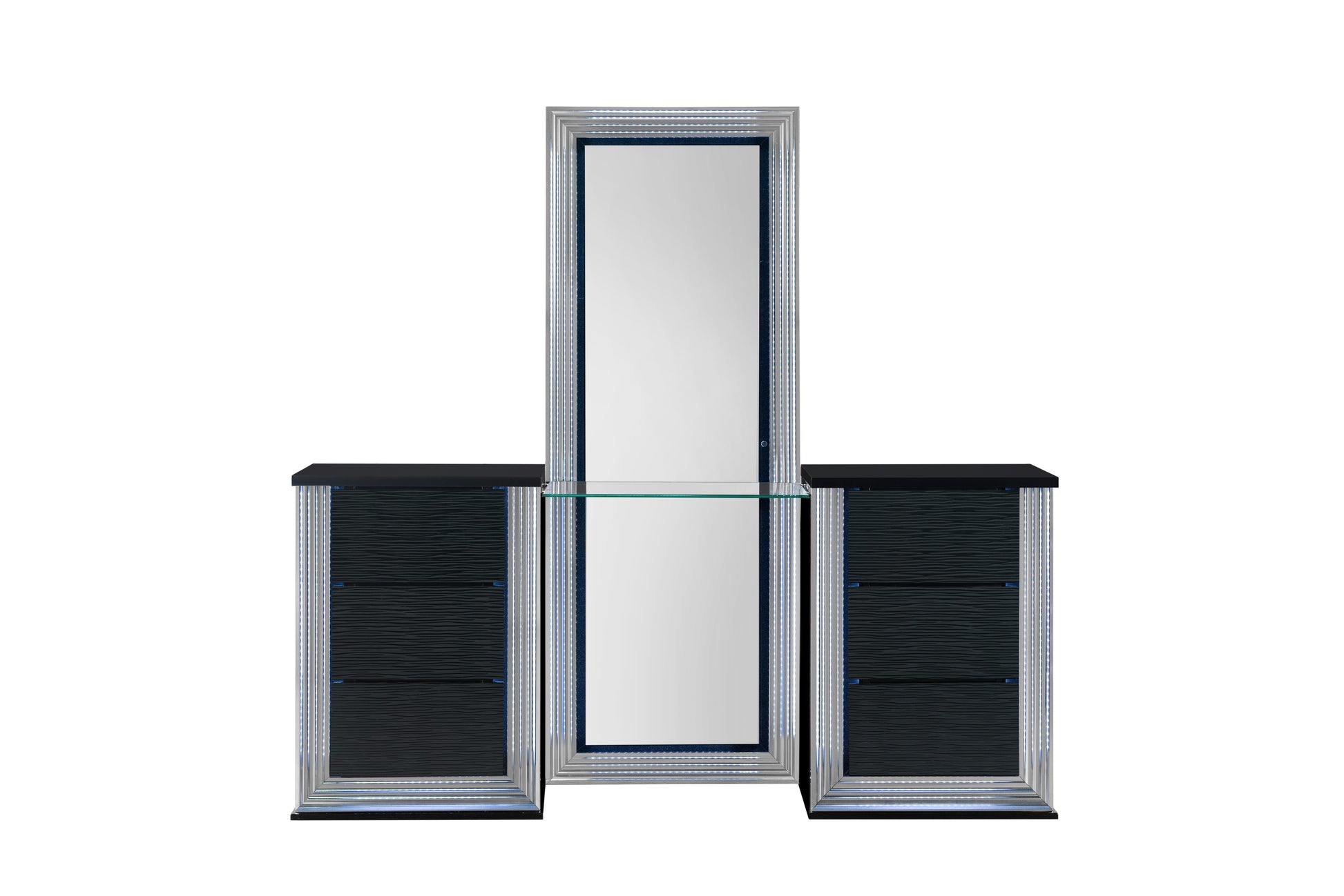 YLIME-WAVY BLACK-VANITY