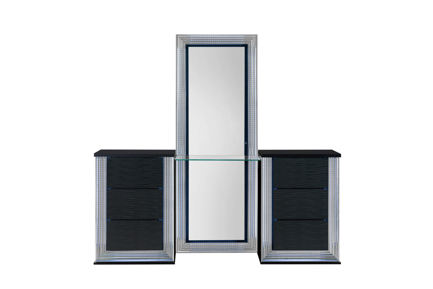 YLIME-WAVY BLACK-VANITY