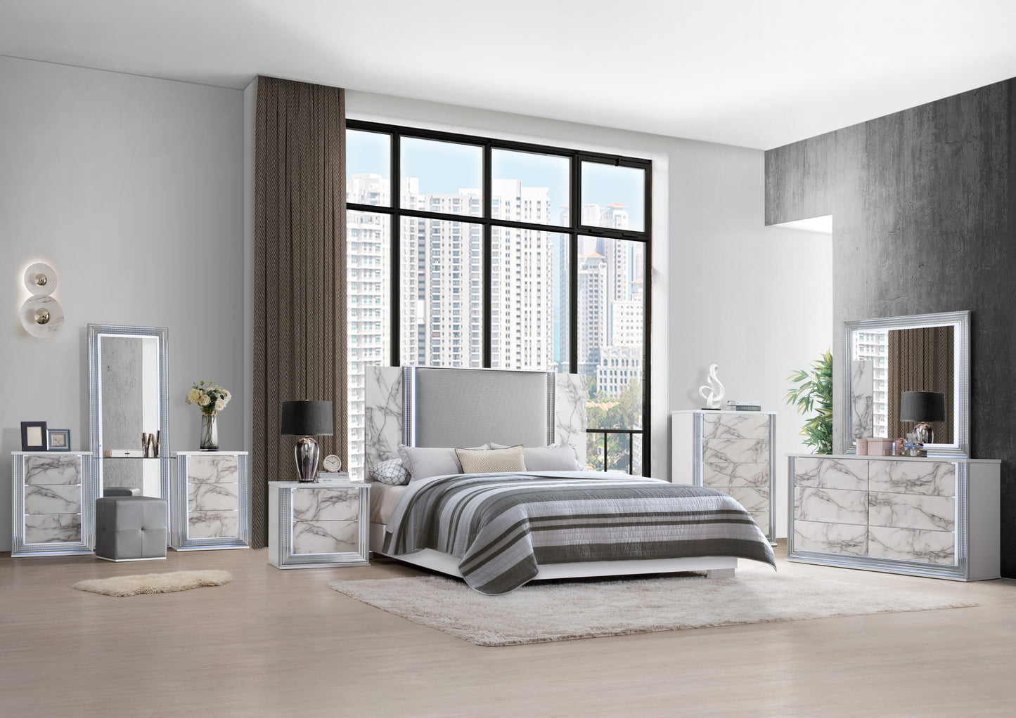 YLIME-WHITE MARBLE-KBG-2