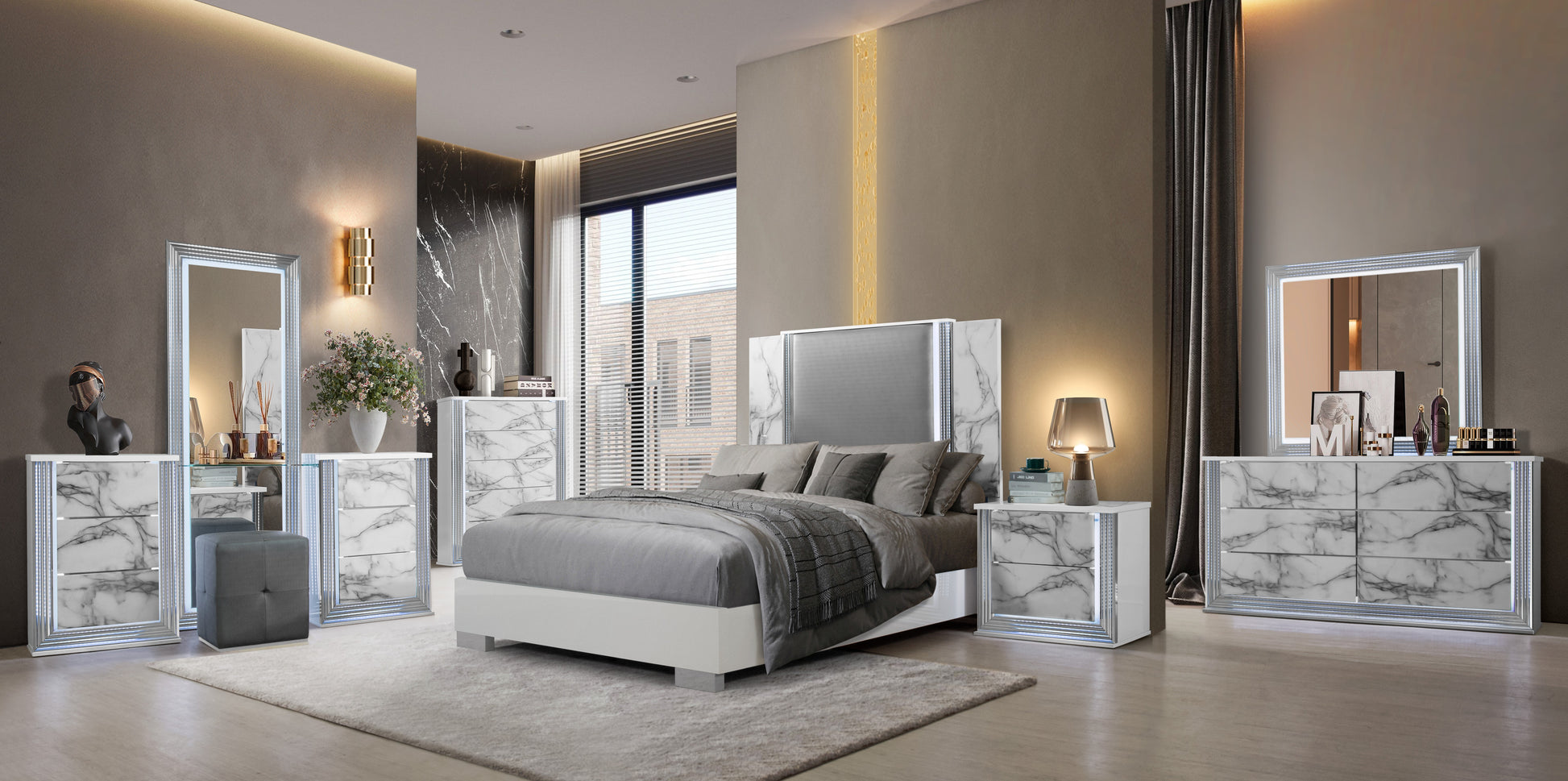 YLIME-WHITE MARBLE-QBG-3