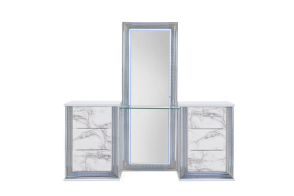 YLIME-WHITE MARBLE-VANITY