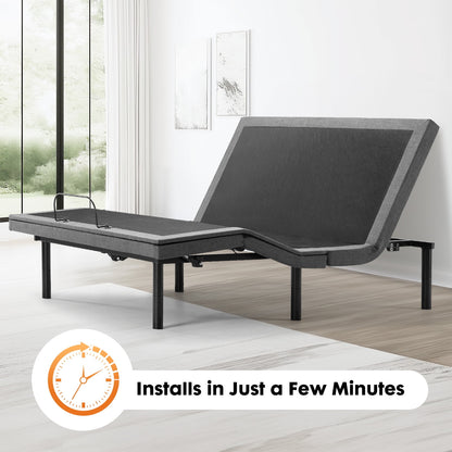Adjustable Queen Bed Frame with Wireless Remote