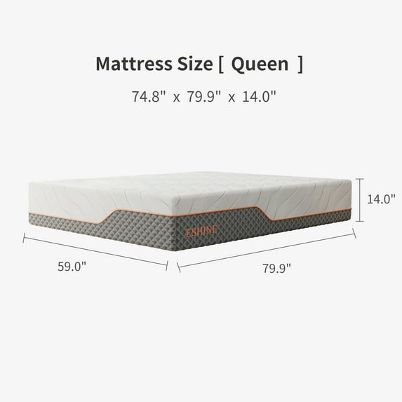 Queen Hybrid Mattress With Adjustable Bed Frame