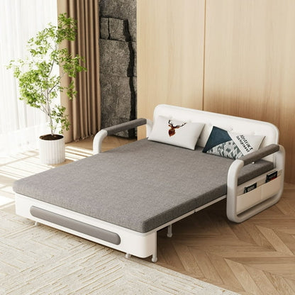 Light Gray 3-in-1 Pull-Out Sofa Bed