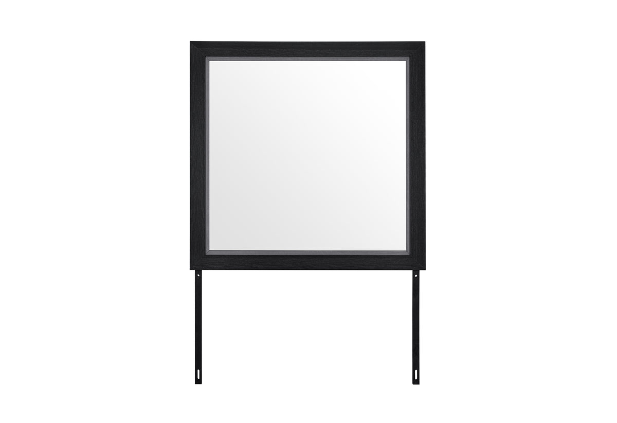 Global Furniture USA Optimus Black/Grey Mirror