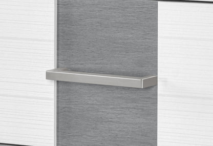 Global Furniture USA Optimus White/Grey King Bed, Dresser, Mirror & Nightstand