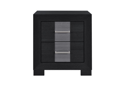 Global Furniture USA Optimus Black/Grey Nightstand